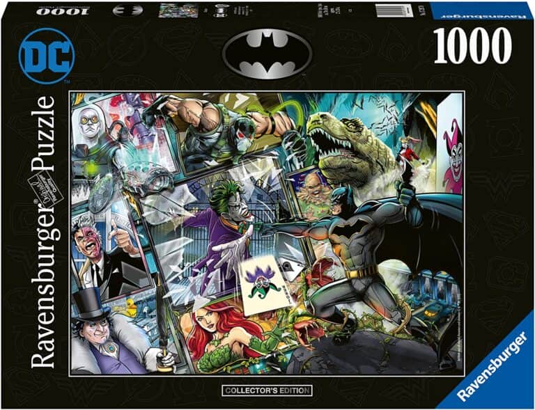 Clementoni - 39685 - Puzzle Batman - Rompecabezas De 1000 Piezas, Rompecabezas Para Adultos - Hecho En Italia