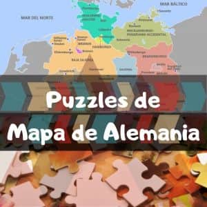 Los mejores puzzles de Mapa de Alemania - Puzzles del Mapa de Alemania - Puzzle de Mapa de Alemania