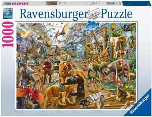 Puzzle De Caos En El Museo De 1000 Piezas De Ravensburger
