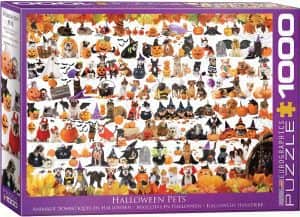 Puzzle de mascotas de Halloween de 1000 piezas de Eurographics - Los mejores puzzles de Halloween