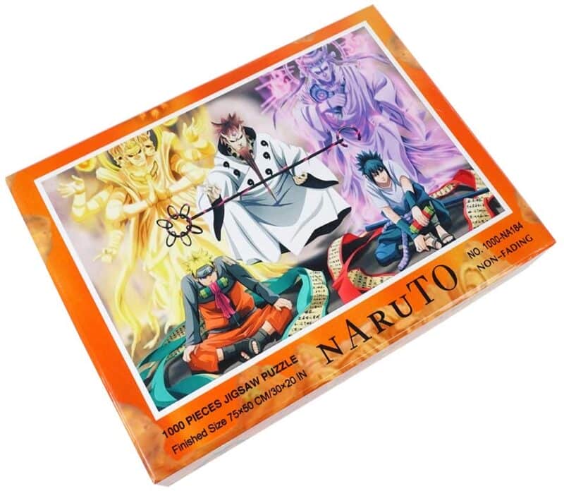 Collection Puzzles 1000 Pièces One Piece Et Naruto - 22 Styles Différents - Dimensions 75x50cm - Neuf