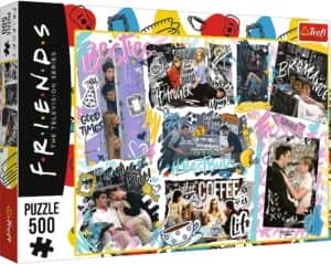 Puzzle De Collage De Friends De 500 Piezas De Trefl