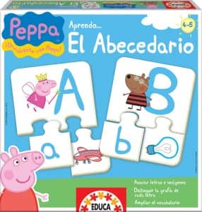 Puzzle Del Abecedario De Peppa Pig Para Niños De Educa