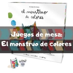 Comprar El monstruo de colores juego de mesa cooperativo para niÃ±os - Juego de mesa del Monstruo de colores