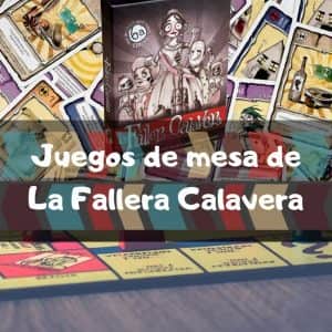 Juegos de mesa de la Fallera Calavera en Valenciano - Juego de cartas de la Fallera Calavera de Paella