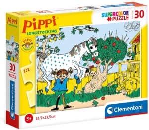 Puzzle De Momentos De Pippi Calzaslargas De 30 Piezas De Clementoni