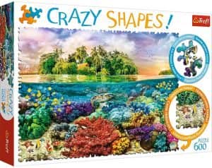 Puzzle De Vida Submarina De 600 Piezas De Crazy Shapes De Trefl