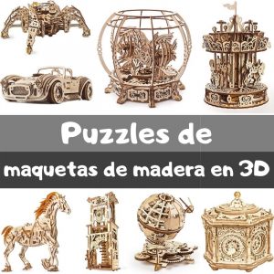 Los mejores puzzles de madera de maquetas en 3D