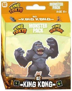 Monster Pack De King Kong De Juego De Mesa De King Of Tokyo Y King Of New York