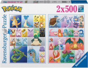 Puzzle De Pokemon De 2×500 Piezas