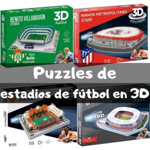 Puzzles de estadios de fútbol en 3D - Los mejores puzzles de estadios del mundo del fútbol en 3d