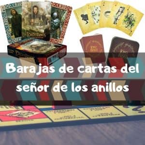 Baraja de cartas del señor de los anillos - Las mejores barajas de cartas de The Lord of the Rings - Cartas de Poker del señor de los anillos