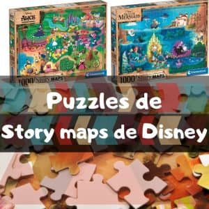 Los mejores puzzles de Story maps de Disney - Puzzles de mapas de historias de Disney