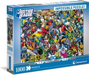 Puzzle Impossible De Justice League De Clementoni De 1000 Piezas De Puzzles Imposibles