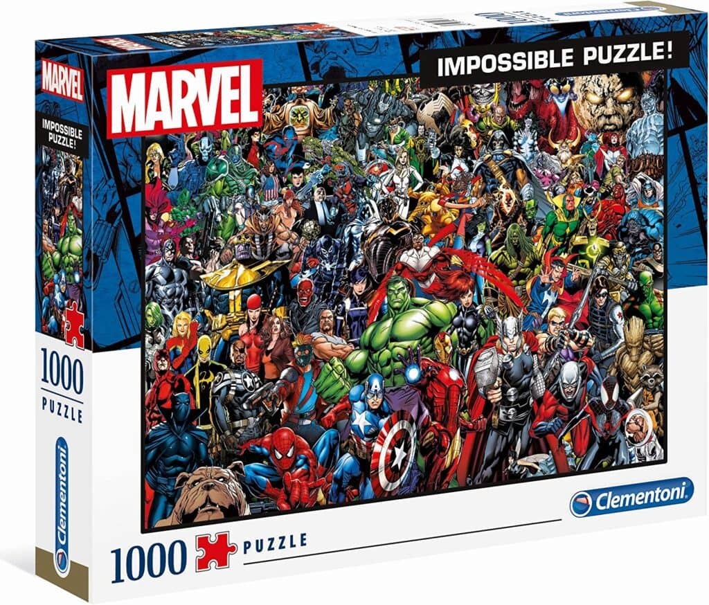 Clementoni Puzzle Impossible Naruto – 1000 Piezas, 70x50 Cm, Made In Italy