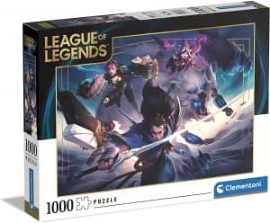 Puzzle De Acción De League Of Legends De 1000 Piezas De Clementoni