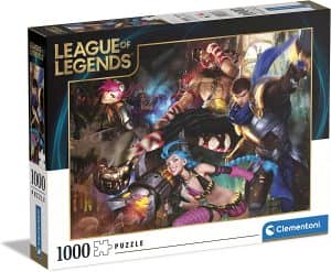 Puzzle De Protagonistas De League Of Legends De 1000 Piezas De Clementoni