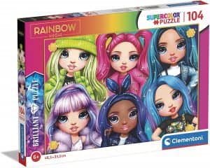 Puzzle De Protagonistas De Rainbow High Brillante De 104 Piezas De Clementoni