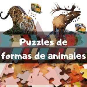 Los mejores puzzles con formas de animales - Puzzles especiales con siluetas de animales