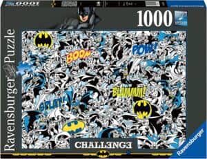 Puzzle Challenge De Batman De Ravensburger De 1000 Piezas. Puzzles Difíciles