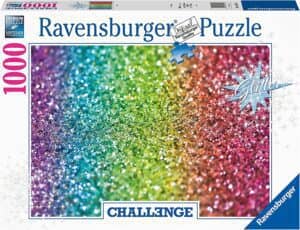 Puzzle Challenge De Glitter De Ravensburger De 1000 Piezas. Puzzles Difíciles