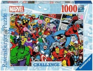 Puzzle Challenge De Marvel De Ravensburger De 1000 Piezas. Puzzles Difíciles