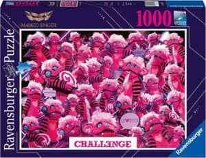 Puzzle Challenge De Masked Singer De Ravensburger De 1000 Piezas. Puzzles Difíciles