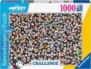 Puzzle Challenge De Mickey Mouse De Ravensburger De 1000 Piezas. Puzzles Difíciles