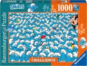 Puzzle Challenge De Los Pitufos De Ravensburger De 1000 Piezas. Puzzles Difíciles