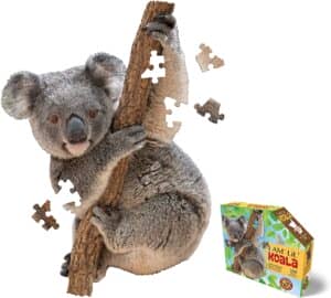 Puzzle De Silueta De Koala De 100 Piezas