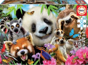Puzzle De Selfie De Animales De 300 Puzzles De Educa