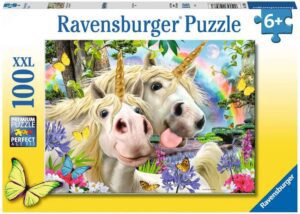 Puzzle De Selfie De Unicornios De 100 Puzzles De Ravensburger