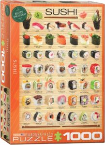 Puzzle De Tipos De Sushi De 1000 Piezas De Eurographics