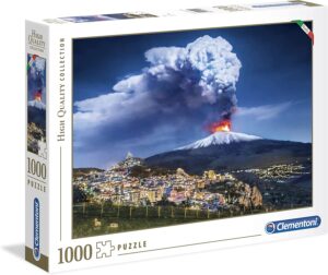 Puzzle De Volcan En Erupción Etna De 1000 Piezas De Ravensburger