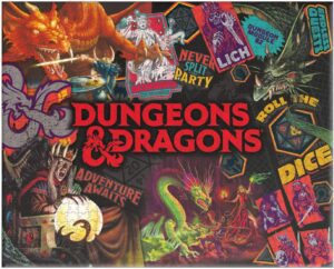 Puzzle De Dungeons And Dragons Juego De 1000 Piezas De Paladone