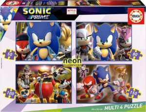 Puzzle De Sonic Prime De Netflix Progresivo De Sonic Prime