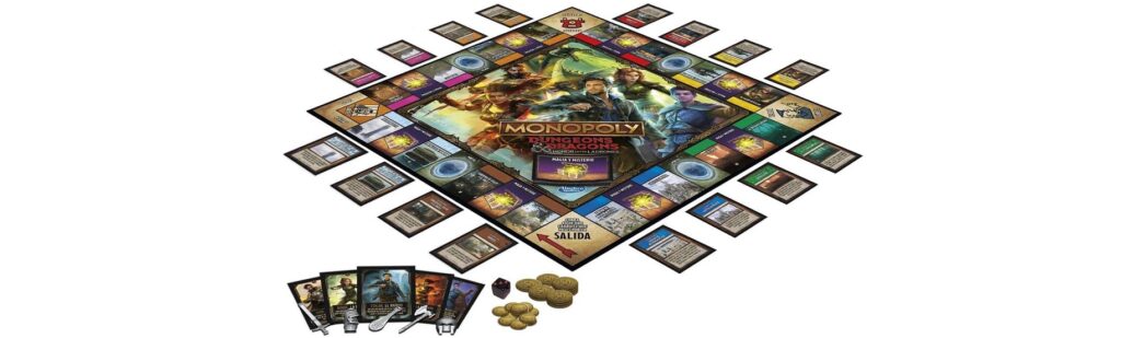 Tablero Monopoly De Dungeons And Dragons Honor Entre Ladrones
