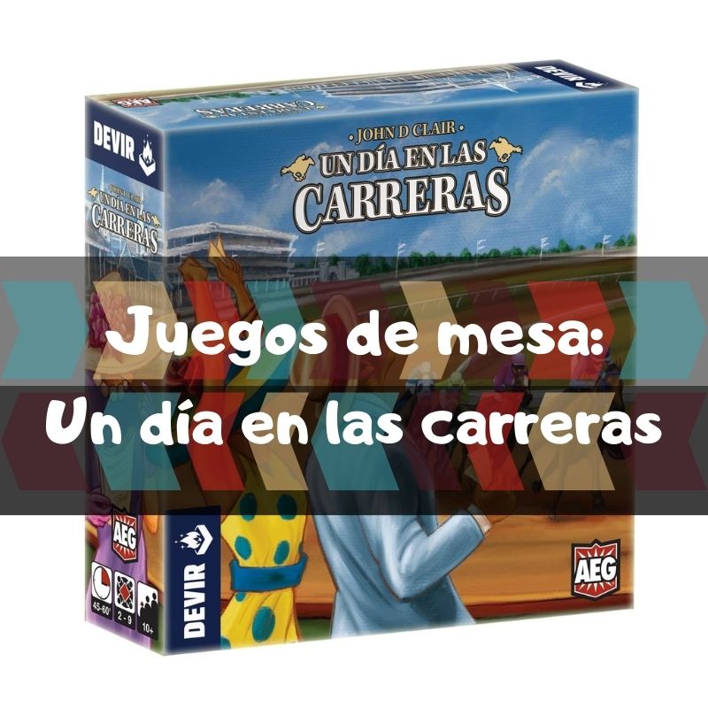 Devir - Un Día En Las Carreras: El Juego De Mesa De Apuestas En Tiempo Real Para 2 A 9 Jugadores, Partidas De 50 Min, Diversión Asegurada Desde +10 Años
