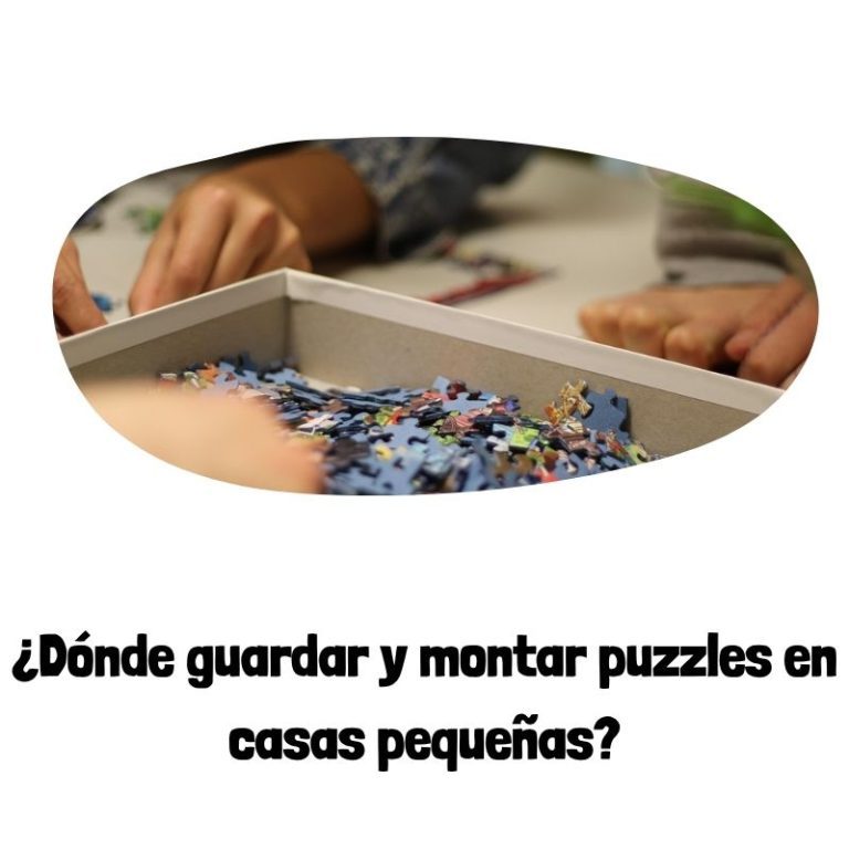Dónde Guardar Y Montar Puzzles En Casas Pequeñas